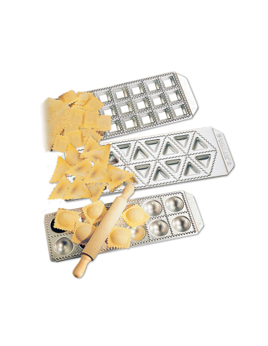 IMPERIA Pasta Ravioli moulds Square, Round, Triangle model 317