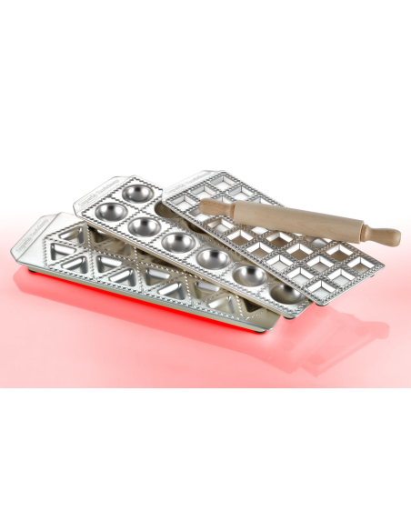 IMPERIA Pasta Ravioli moulds Square, Round, Triangle model 317