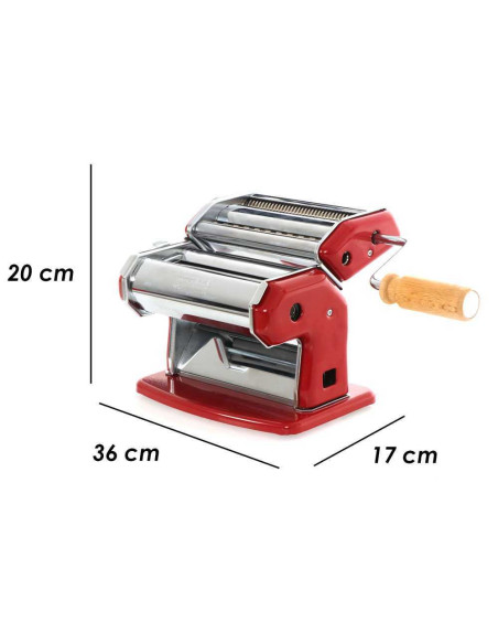 IMPERIA Pasta สีแดง  เครื่องทำเส้นพาสต้า แบบมือหมุน รุ่น 4120