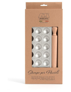Marcato Pasta Ravioli MOULD Round 40mm X 24 Raviolis 2