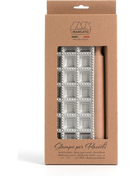 MARCATO Ravioli Mould แม่พิมพ์ราวีโอลี่ 5x5 ซม รุ่น RA-Q50X24-CLS