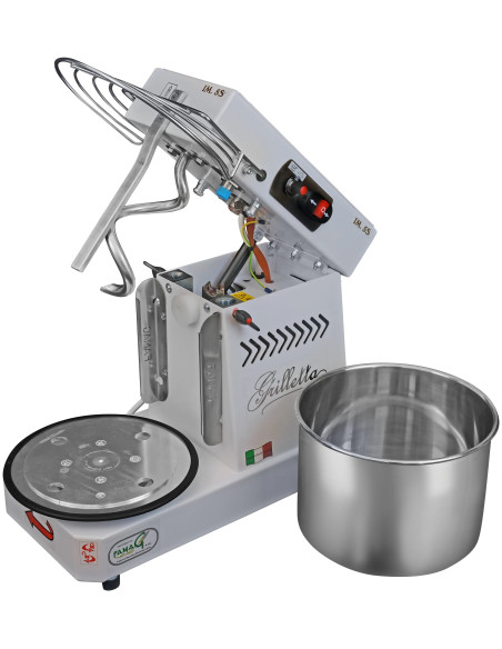 FAMAG IM5/S/10V HH Grilletta เครื่องผสมแป้งแบบเกลียวพร้อมหัวเอียง