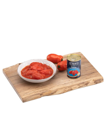 CIRIO ซีรีโอ Peeled Plum tomatoes มะเขือเทศพลัมปอกเปลือก