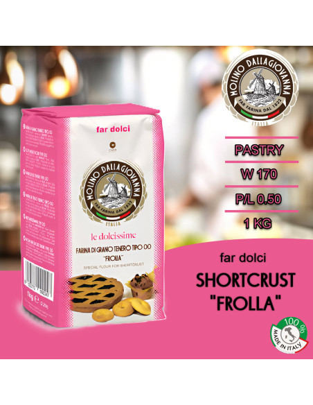 Molino Dallagiovanna ShortCrust Pastry Tipo "00" pastry flour 1 kg.