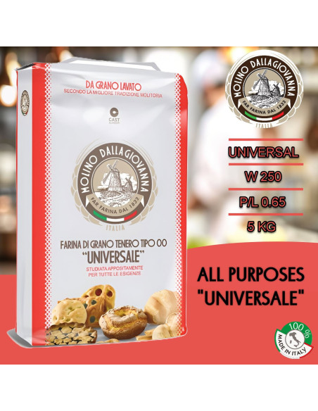 Molino Dallagiovanna Universale Tipo "00" all purpose flour 5 kg