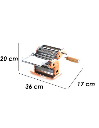 IMPERIA Pasta รุ่นทองแดง เครื่องทำเส้นพาสต้า แบบมือหมุน รุ่น 117