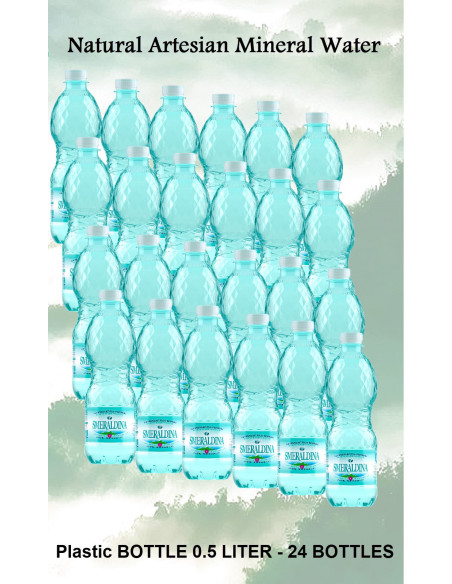 Smeraldina น้ำแร่ธรรมชาติ from Italy PET 500ml x 24 ขวด น้ำที่ดีที่สุด