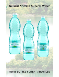 Smeraldina Natural Mineral Water from Italy PET 1000 ml x 3 bottles 2