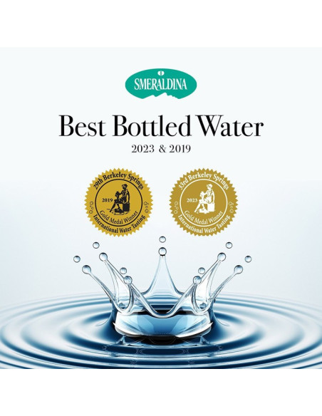 Smeraldina Natural Mineral Water from Italy PET 1000 ml x 6 bottles