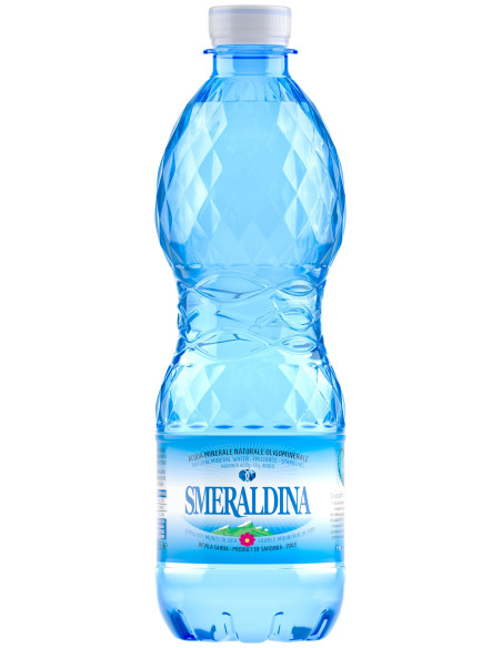 Smeraldina Natural Mineral Water Sparkling Italy PET 500 x 3 bottles