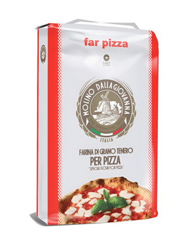 แป้งแข็งแกร่ง Molino Dallagiovanna S ROSSA Tipo 00 strong flour 25 kg