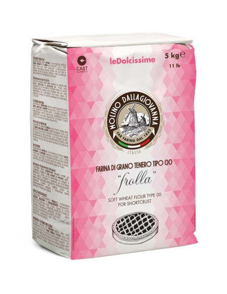 Molino Dallagiovanna ShortCrust Pastry Tipo "00" pastry flour 5 kg.