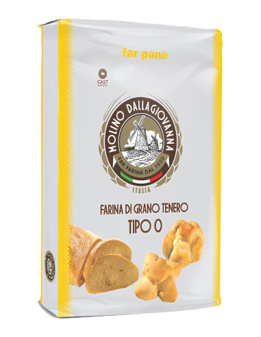 แป้งขนมปัง ซาวร์โดว์ Molino Dallagiovanna Bread Flour Sourdough  25 KG