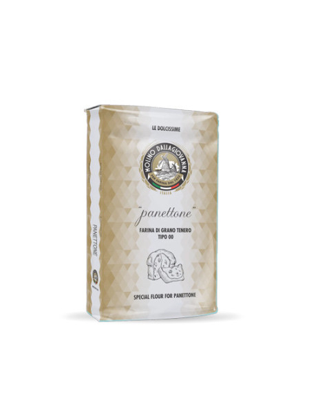 Molino Dallagiovanna Panettone flour 5 KG Premium flour from Italy