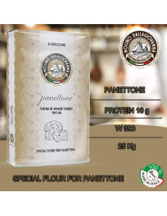 Molino Dallagiovanna Panettone flour 25 KG Premium flour from Italy