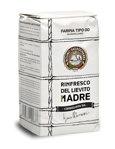 แป้งสาลีสำหรับทำยีสต์แม่ ซาวร์โดว์ Molino Dallagiovanna Refresh Yeast