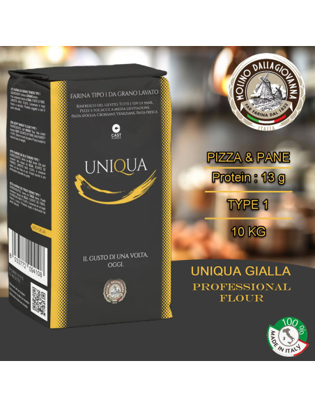 แป้งสาลี UNIQUA Molino Dallagiovanna Flour Type 1 ดัลลาโจวานนา 10 kg