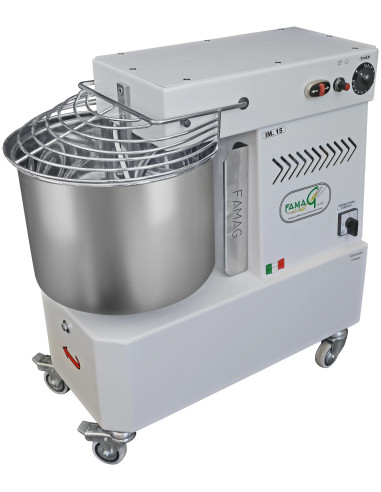 FAMAG IM15 10V HH เครื่องผสมแบบเกลียวเกียร์ถอยหลังและนวดแป้ง