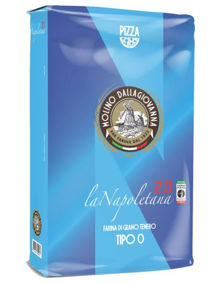 แป้งพิซซ่า Molino Dallagiovanna La Napoletana 2.0 PLUS Tipo "0" pizza