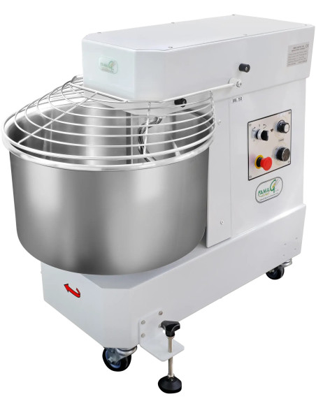 FAMAG IM50 10V HH reverse gear Spiral Mixer Fixed head 50 KG dough