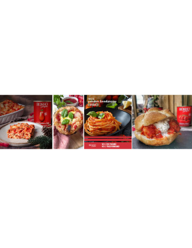 Rosso Gargano brand Whole Peeled Tomatoes  2.55 Kg  x6 cans from Italy