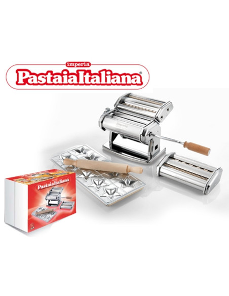 IMPERIA Pastaia Italiana Bundle Set Pasta Machine Pasta Maker mod 508