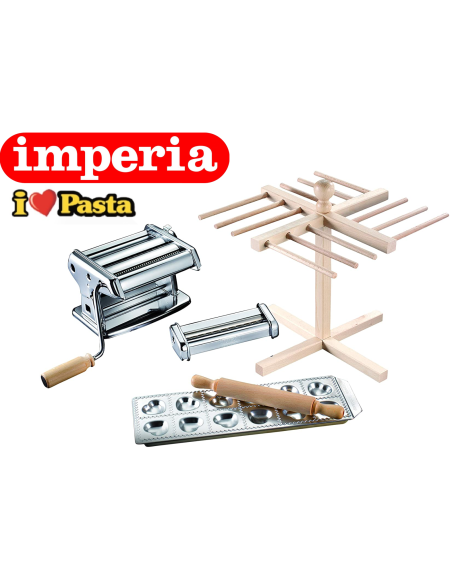 IMPERIA I LOVE PASTA Bundle Set Pasta Machine Pasta Maker  model 695