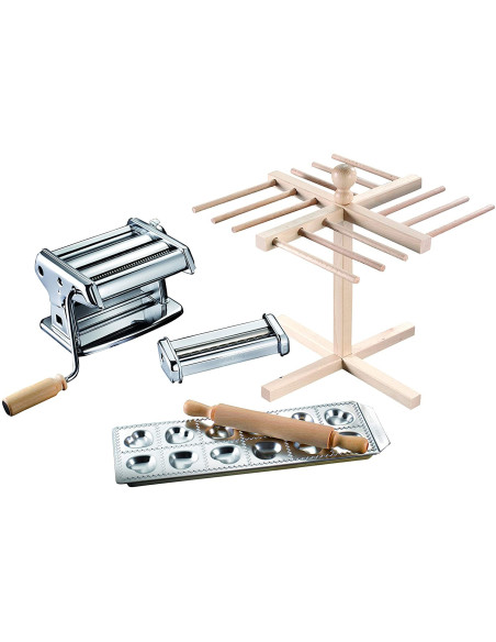 IMPERIA I LOVE PASTA Bundle Set Pasta Machine Pasta Maker  model 695 IMPERIA I LOVE PASTA Bundle Set Pasta Machine Pasta Maker  model 695